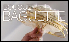 bouquet mariee baguette